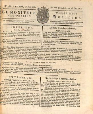 Le Moniteur westphalien = Westphälischer Moniteur (Le Moniteur westphalien) Samstag 23. Oktober 1813