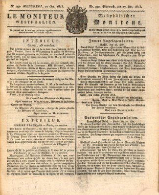 Le Moniteur westphalien = Westphälischer Moniteur (Le Moniteur westphalien) Mittwoch 27. Oktober 1813