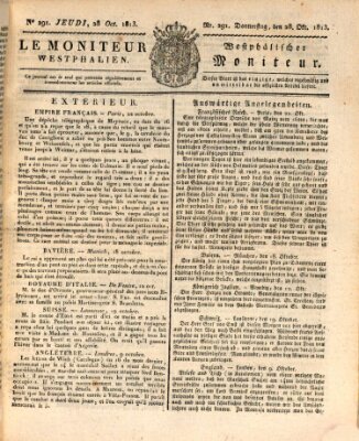 Le Moniteur westphalien = Westphälischer Moniteur (Le Moniteur westphalien) Donnerstag 28. Oktober 1813