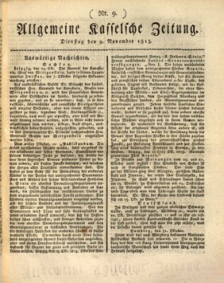 Le Moniteur westphalien = Westphälischer Moniteur (Le Moniteur westphalien) Dienstag 9. November 1813