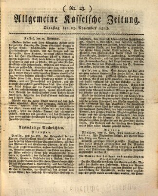 Le Moniteur westphalien = Westphälischer Moniteur (Le Moniteur westphalien) Dienstag 23. November 1813