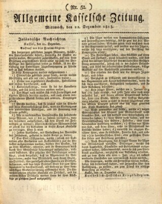 Le Moniteur westphalien = Westphälischer Moniteur (Le Moniteur westphalien) Mittwoch 22. Dezember 1813