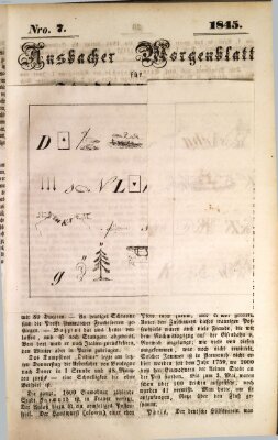 Ansbacher Morgenblatt für Stadt und Land (Ansbacher Morgenblatt) Dienstag 13. Mai 1845