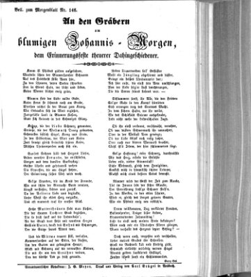 Ansbacher Morgenblatt Samstag 24. Juni 1854