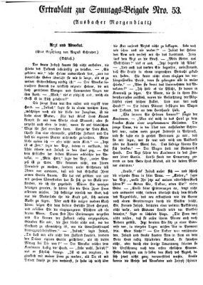 Ansbacher Morgenblatt Sonntag 31. Dezember 1854