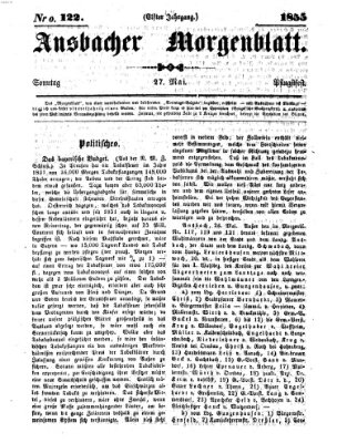 Ansbacher Morgenblatt Sonntag 27. Mai 1855