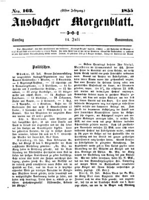 Ansbacher Morgenblatt Samstag 14. Juli 1855