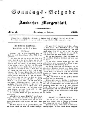 Ansbacher Morgenblatt Sonntag 4. Februar 1855