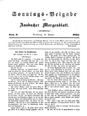 Ansbacher Morgenblatt Sonntag 25. Februar 1855