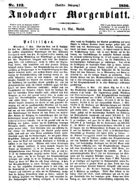 Ansbacher Morgenblatt Sonntag 11. Mai 1856