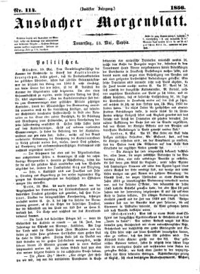 Ansbacher Morgenblatt Donnerstag 15. Mai 1856