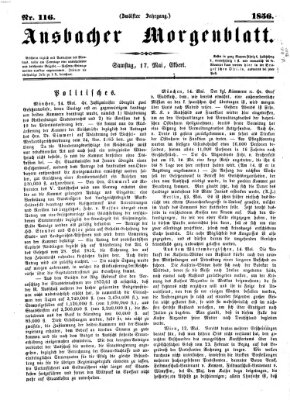 Ansbacher Morgenblatt Samstag 17. Mai 1856