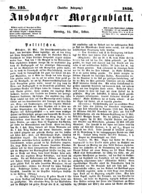 Ansbacher Morgenblatt Sonntag 25. Mai 1856