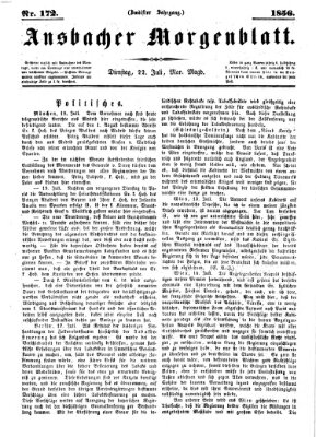 Ansbacher Morgenblatt Dienstag 22. Juli 1856