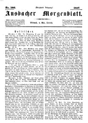 Ansbacher Morgenblatt Mittwoch 6. Mai 1857