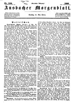 Ansbacher Morgenblatt Samstag 22. Mai 1858