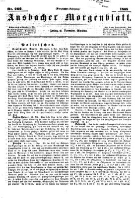 Ansbacher Morgenblatt Freitag 5. November 1858