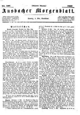 Ansbacher Morgenblatt Sonntag 8. Mai 1859