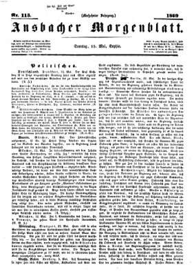 Ansbacher Morgenblatt Sonntag 15. Mai 1859