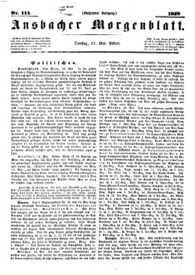 Ansbacher Morgenblatt Dienstag 17. Mai 1859