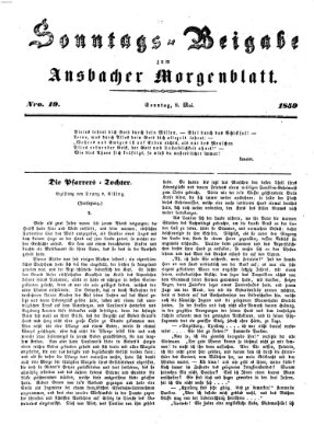 Ansbacher Morgenblatt Sonntag 8. Mai 1859