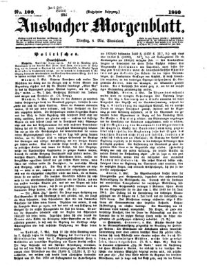 Ansbacher Morgenblatt Dienstag 8. Mai 1860