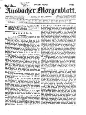 Ansbacher Morgenblatt Sonntag 19. Mai 1861