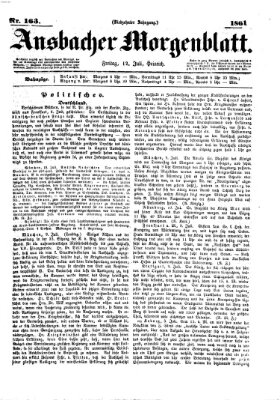 Ansbacher Morgenblatt Freitag 12. Juli 1861