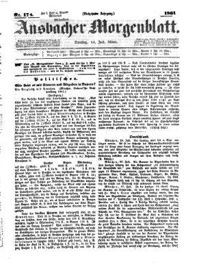 Ansbacher Morgenblatt Dienstag 30. Juli 1861