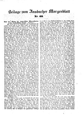 Ansbacher Morgenblatt Donnerstag 21. März 1861