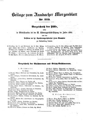 Ansbacher Morgenblatt Donnerstag 16. Mai 1861