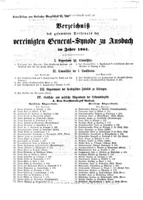 Ansbacher Morgenblatt Dienstag 26. November 1861