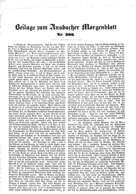 Ansbacher Morgenblatt Samstag 14. Dezember 1861