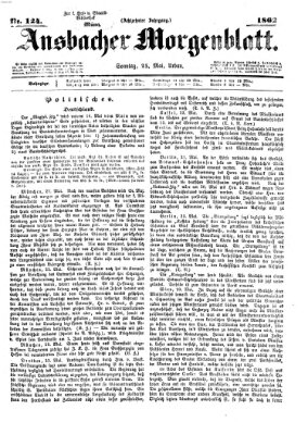 Ansbacher Morgenblatt Sonntag 25. Mai 1862