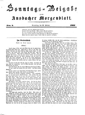 Ansbacher Morgenblatt Sonntag 23. Februar 1862