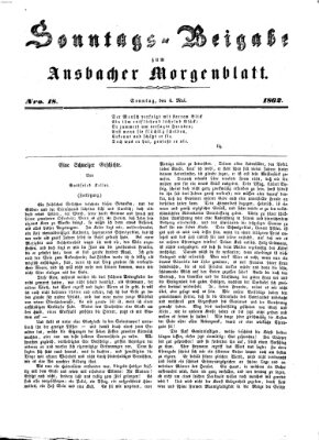 Ansbacher Morgenblatt Sonntag 4. Mai 1862