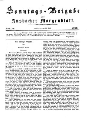 Ansbacher Morgenblatt Sonntag 11. Mai 1862