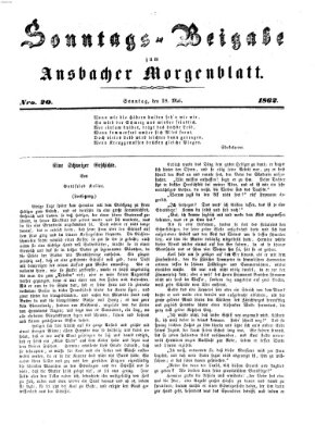 Ansbacher Morgenblatt Sonntag 18. Mai 1862