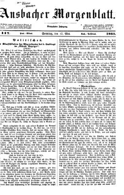 Ansbacher Morgenblatt Sonntag 17. Mai 1863