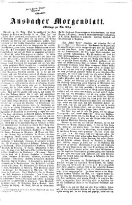 Ansbacher Morgenblatt Freitag 3. April 1863