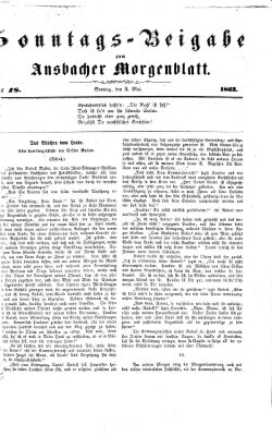 Ansbacher Morgenblatt Sonntag 3. Mai 1863
