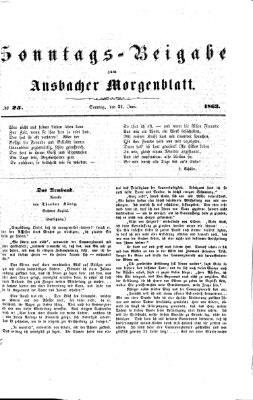 Ansbacher Morgenblatt Sonntag 21. Juni 1863