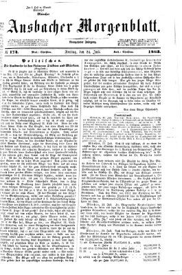 Ansbacher Morgenblatt Freitag 24. Juli 1863