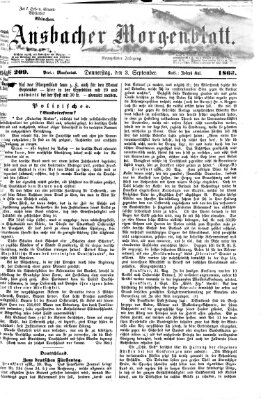 Ansbacher Morgenblatt Donnerstag 3. September 1863