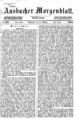 Ansbacher Morgenblatt Mittwoch 21. Oktober 1863