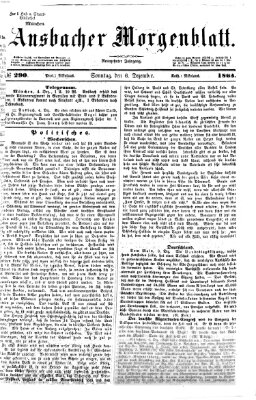 Ansbacher Morgenblatt Sonntag 6. Dezember 1863