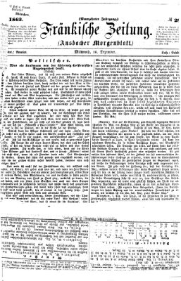 Ansbacher Morgenblatt Mittwoch 16. Dezember 1863