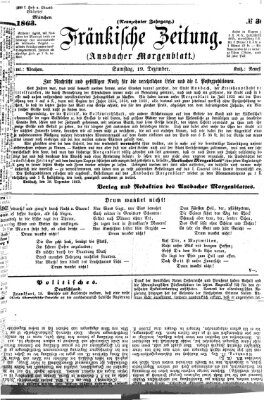 Ansbacher Morgenblatt Samstag 19. Dezember 1863