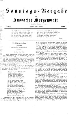 Ansbacher Morgenblatt Sonntag 2. August 1863