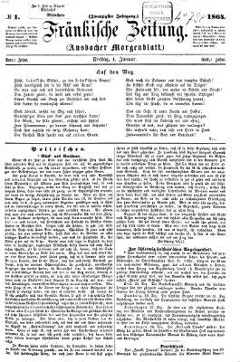 Fränkische Zeitung (Ansbacher Morgenblatt) Freitag 1. Januar 1864